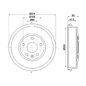 8DT 355 302-601 HELLA