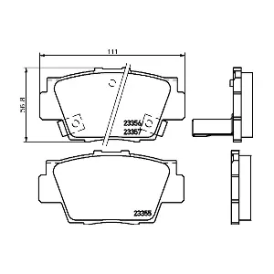 HELLA 8DB 355 029-031