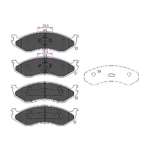 KAVO PARTS BP4017