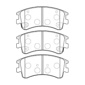KAVO PARTS BP-4551