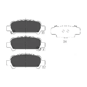 KAVO PARTS KBP8002