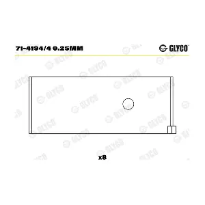 71-4194/4 0.25mm GLYCO