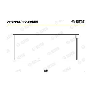 71-3442/4 0.50mm GLYCO