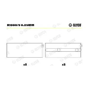 H1080/5 0.25mm GLYCO