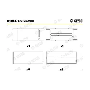 H1104/5 0.25mm GLYCO
