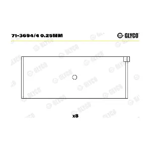 7136944025MM GLYCO
