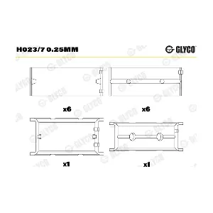 H 023/7 0.25mm GLYCO