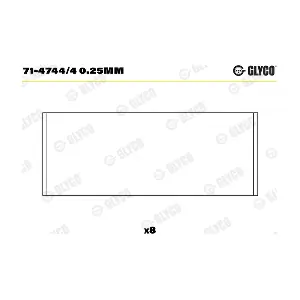71-4744/4 0.25mm GLYCO