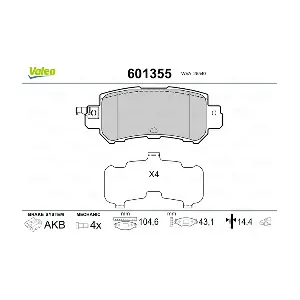 VALEO 601355