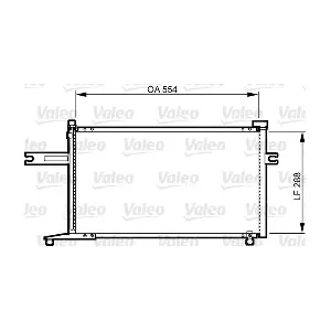 VALEO 814300 Конденсатор, система кондиціонування повітря
