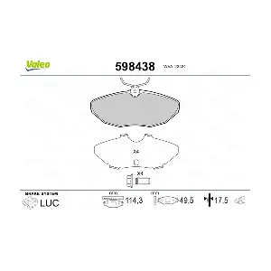 VALEO 598438