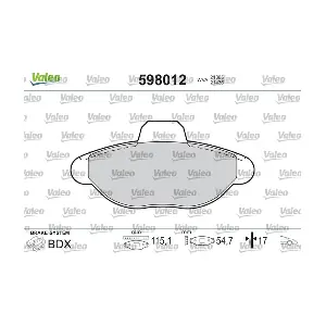VALEO 598012