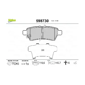 VALEO 598730