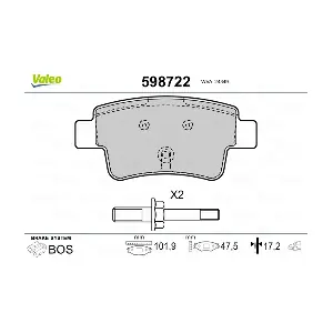 VALEO 598722