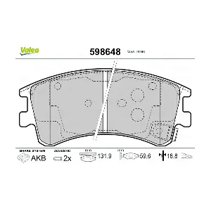 VALEO 598648