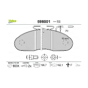 VALEO 598001