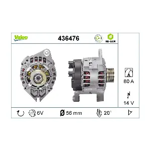 VALEO 436476 Генератор