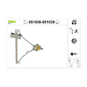 VALEO 851038 Склопідйомник