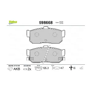 VALEO 598668