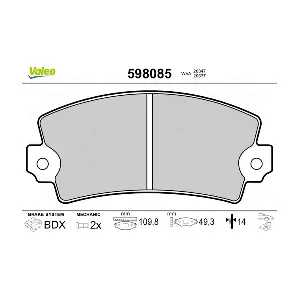 VALEO 598085