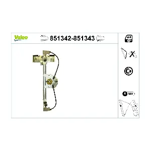VALEO 851342 Склопідйомник