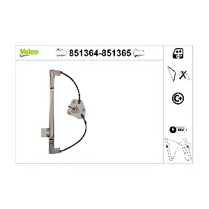 VALEO 851364 Склопідйомник