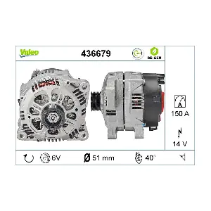 VALEO 436679 Генератор