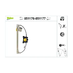 VALEO 851176 Склопідйомник