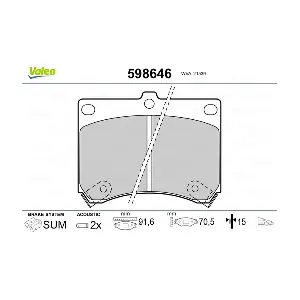 VALEO 598646