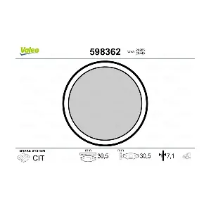 VALEO 598362