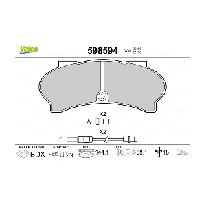 VALEO 598594