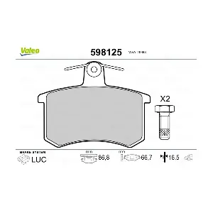 VALEO 598125