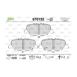 VALEO 670152