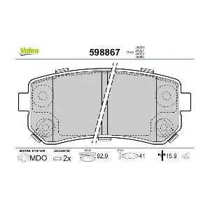 VALEO 598867