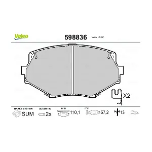 VALEO 598836