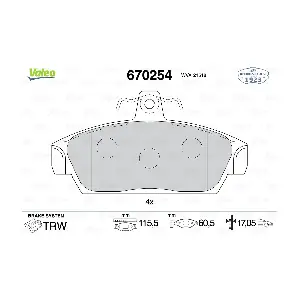 VALEO 670254