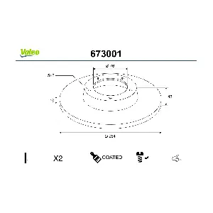 VALEO 673001