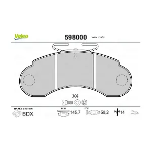 VALEO 598000