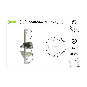 VALEO 850656 Склопідйомник