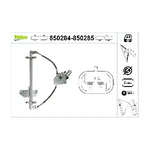 VALEO 850284 Склопідйомник