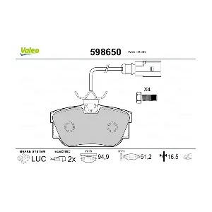 VALEO 598650