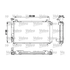 VALEO 730408 Радіатор, система охолодження двигуна