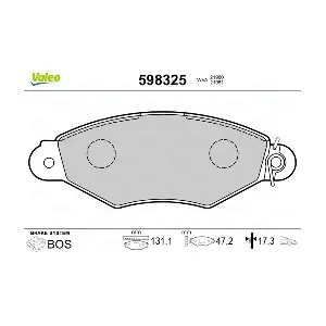 VALEO 598325