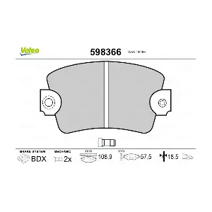 VALEO 598366