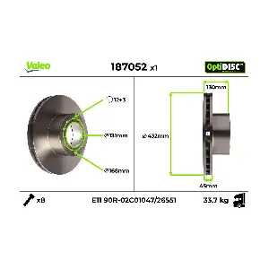 187 052 VALEO