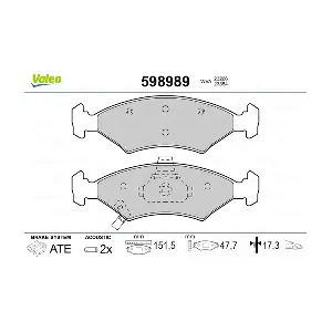 VALEO 598989