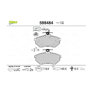 VALEO 598484