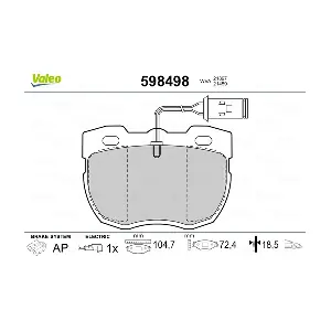 VALEO 598498