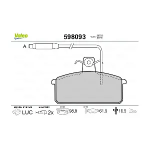 VALEO 598093