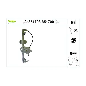 VALEO 851708 Стеклоподъемник